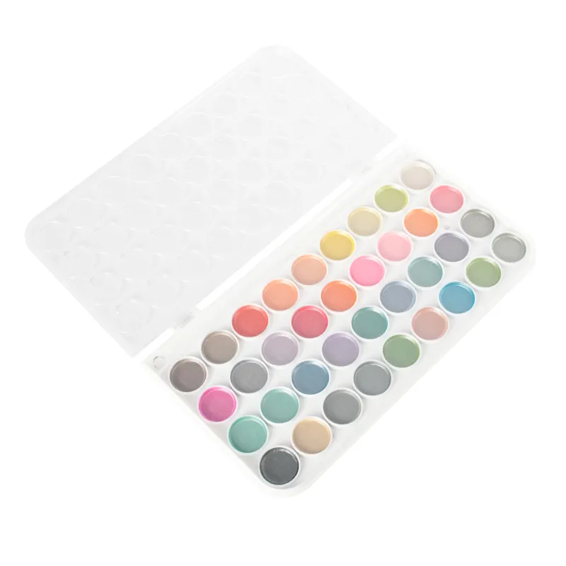 ¿Cómo se almacenan las pinturas de acuarela sólidas?