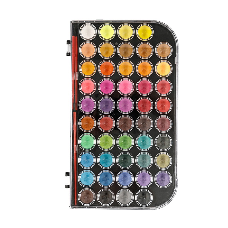 Juego de pasteles de acuarela sólida de 48 colores para artistas