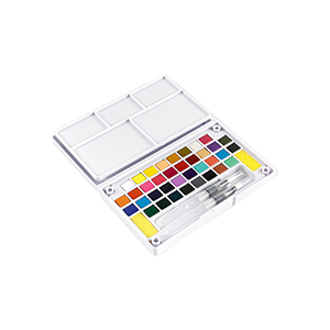 Juego de pintura de acuarela plegable 36 colores